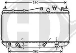 Diederichs 8520803 - Radiateur, refroidissement du moteur cwaw.fr