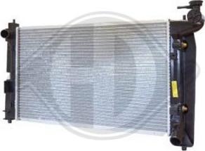 Diederichs 8661803 - Radiateur, refroidissement du moteur cwaw.fr