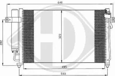 Diederichs 8680500 - Condensateur, climatisation cwaw.fr