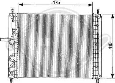 Diederichs 8109183 - Radiateur, refroidissement du moteur cwaw.fr