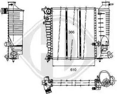 Diederichs 8104179 - Radiateur, refroidissement du moteur cwaw.fr