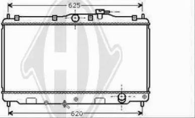 Diederichs 8111150 - Radiateur, refroidissement du moteur cwaw.fr