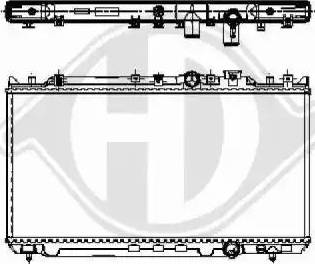 Diederichs 8120119 - Radiateur, refroidissement du moteur cwaw.fr