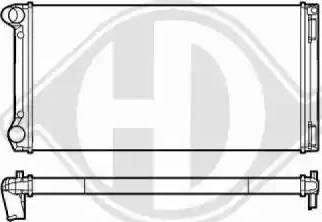 Diederichs 8345404 - Radiateur, refroidissement du moteur cwaw.fr