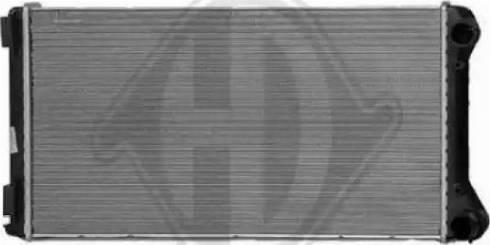 Diederichs 8345306 - Radiateur, refroidissement du moteur cwaw.fr