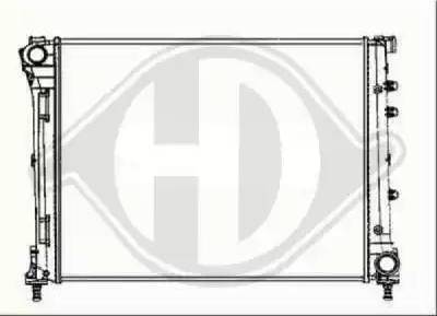 Diederichs 8340506 - Radiateur, refroidissement du moteur cwaw.fr