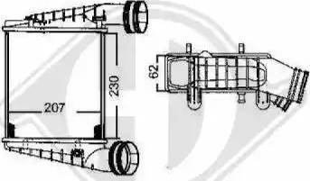 Diederichs 8224606 - Intercooler, échangeur cwaw.fr