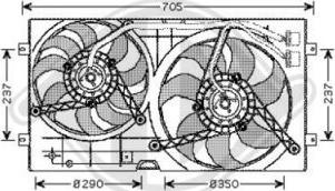 Diederichs 2265001 - Ventilateur, refroidissement du moteur cwaw.fr