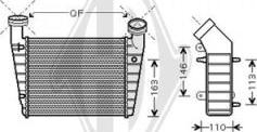 Diederichs DCA1003 - Intercooler, échangeur cwaw.fr