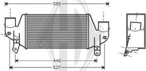 Diederichs DCA1085 - Intercooler, échangeur cwaw.fr