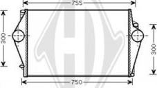 Diederichs DCA1026 - Intercooler, échangeur cwaw.fr