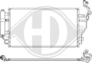 Diederichs DCC1986 - Condensateur, climatisation cwaw.fr