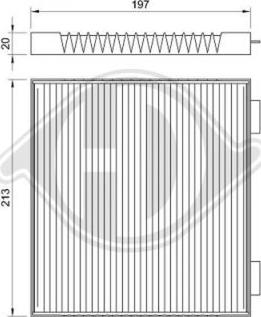 Diederichs DCI0098 - Filtre, air de l'habitacle cwaw.fr