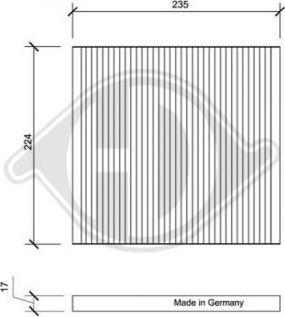 Diederichs DCI0044 - Filtre, air de l'habitacle cwaw.fr