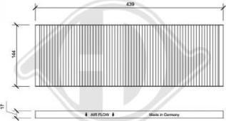 Diederichs DCI0045 - Filtre, air de l'habitacle cwaw.fr