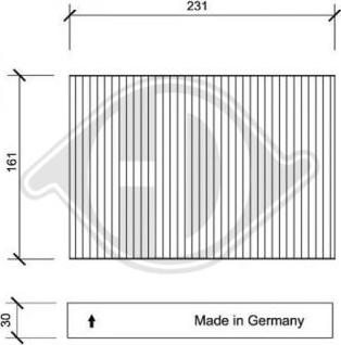 Diederichs DCI0043 - Filtre, air de l'habitacle cwaw.fr