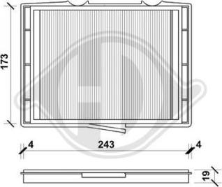 Diederichs DCI0042 - Filtre, air de l'habitacle cwaw.fr