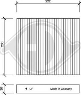 Diederichs DCI0064 - Filtre, air de l'habitacle cwaw.fr