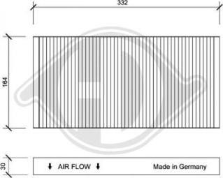 Diederichs DCI0068 - Filtre, air de l'habitacle cwaw.fr