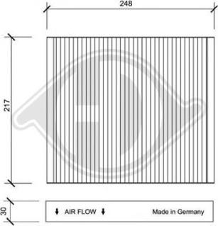 Diederichs DCI0063 - Filtre, air de l'habitacle cwaw.fr