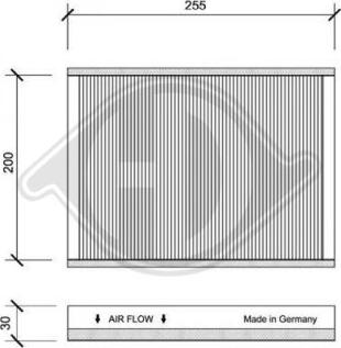 Diederichs DCI0062 - Filtre, air de l'habitacle cwaw.fr