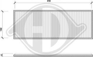 Diederichs DCI0001 - Filtre, air de l'habitacle cwaw.fr