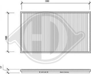 Diederichs DCI0002 - Filtre, air de l'habitacle cwaw.fr