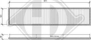 Diederichs DCI0007 - Filtre, air de l'habitacle cwaw.fr