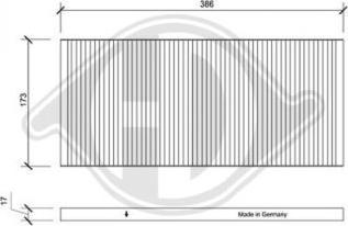 Diederichs DCI0014 - Filtre, air de l'habitacle cwaw.fr