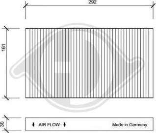 Diederichs DCI0015 - Filtre, air de l'habitacle cwaw.fr