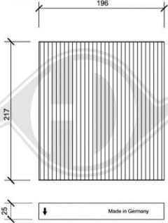 Diederichs DCI0084 - Filtre, air de l'habitacle cwaw.fr