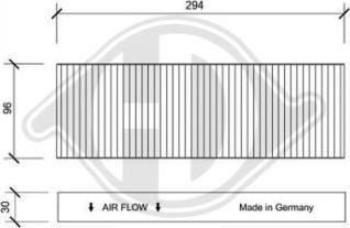 Diederichs DCI0086 - Filtre, air de l'habitacle cwaw.fr