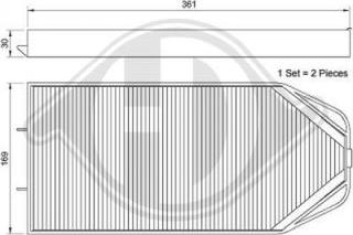 Diederichs DCI0080S - Filtre, air de l'habitacle cwaw.fr