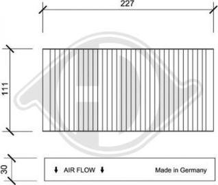 Diederichs DCI0088S - Filtre, air de l'habitacle cwaw.fr