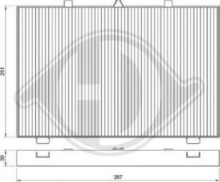 Diederichs DCI0082 - Filtre, air de l'habitacle cwaw.fr