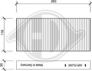 Diederichs DCI0035 - Filtre, air de l'habitacle cwaw.fr