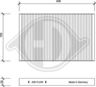 Diederichs DCI0029 - Filtre, air de l'habitacle cwaw.fr