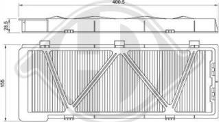 Diederichs DCI0027 - Filtre, air de l'habitacle cwaw.fr