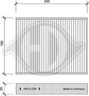 Diederichs DCI0074 - Filtre, air de l'habitacle cwaw.fr