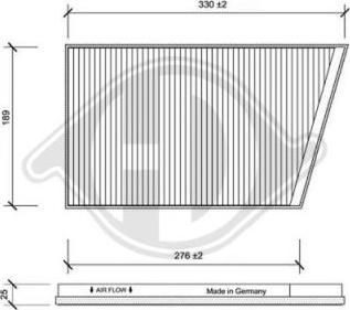 Diederichs DCI0075 - Filtre, air de l'habitacle cwaw.fr