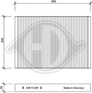 Diederichs DCI0071 - Filtre, air de l'habitacle cwaw.fr