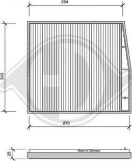 Diederichs DCI0078 - Filtre, air de l'habitacle cwaw.fr