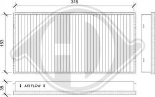 Diederichs DCI0194 - Filtre, air de l'habitacle cwaw.fr