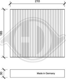 Diederichs DCI0146 - Filtre, air de l'habitacle cwaw.fr