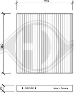 Diederichs DCI0148 - Filtre, air de l'habitacle cwaw.fr