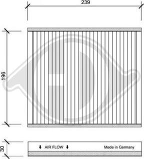 Diederichs DCI0142 - Filtre, air de l'habitacle cwaw.fr