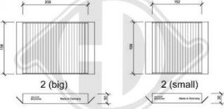 Diederichs DCI0147S - Filtre, air de l'habitacle cwaw.fr