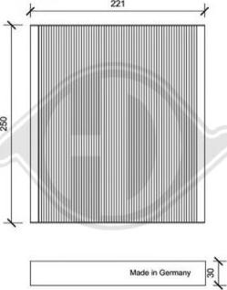 Diederichs DCI0156 - Filtre, air de l'habitacle cwaw.fr