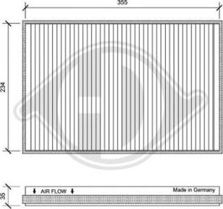 Diederichs DCI0151 - Filtre, air de l'habitacle cwaw.fr