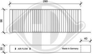 Diederichs DCI0158S - Filtre, air de l'habitacle cwaw.fr